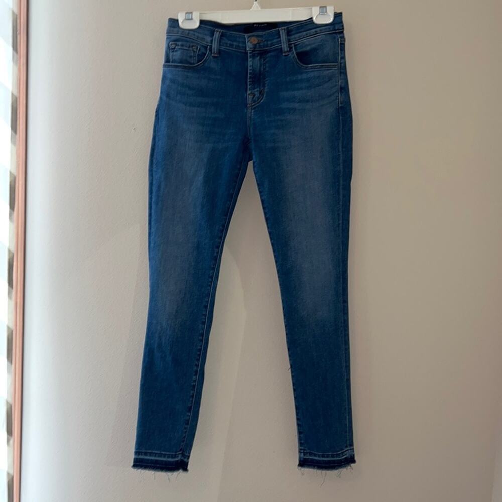 J Brand 811 Mid Rise Skinny in Delphi-Size 26